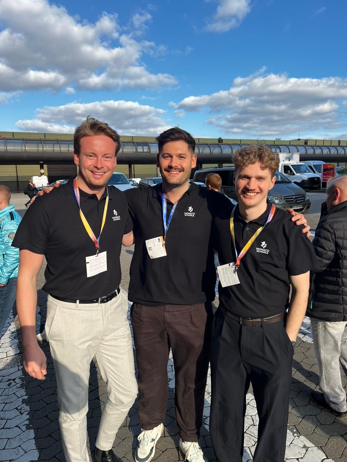 Das Team von Monaco Schorle: Lukas, Arne und Simon
